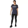 ASICS BLOMMA SLOGAN FÖR KVINNOR KORTÄRM TEE