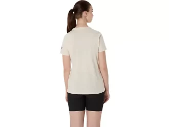 ASICS BLOMMA SLOGAN FÖR KVINNOR KORTÄRM TEE