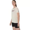 ASICS BLOMMA SLOGAN FÖR KVINNOR KORTÄRM TEE