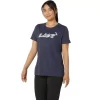 ASICS BLOMMA SLOGAN FÖR KVINNOR KORTÄRM TEE