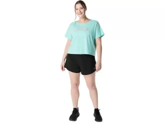 ASICS DAISY CROPP KORTÄRM TOP FÖR DAM