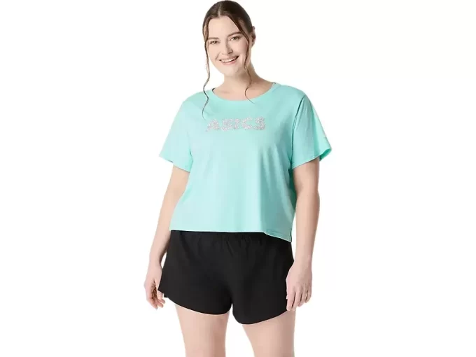ASICS DAISY CROPP KORTÄRM TOP FÖR DAM