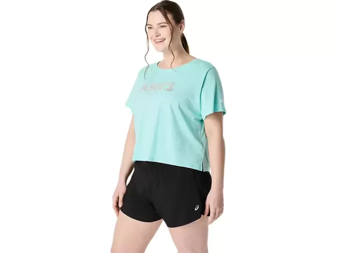 ASICS DAISY CROPP KORTÄRM TOP FÖR DAM