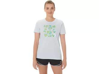 ASICS HIBISCUS SLOGAN CREW för kvinnor