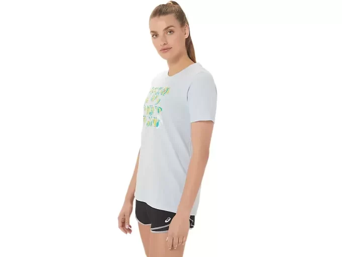ASICS HIBISCUS SLOGAN CREW för kvinnor ASICS HIBISCUS SLOGAN CREW för kvinnor