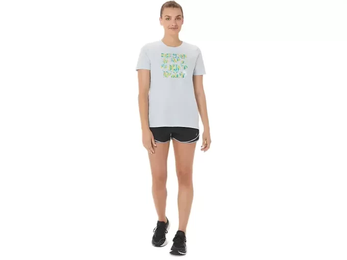 ASICS HIBISCUS SLOGAN CREW för kvinnor ASICS HIBISCUS SLOGAN CREW för kvinnor