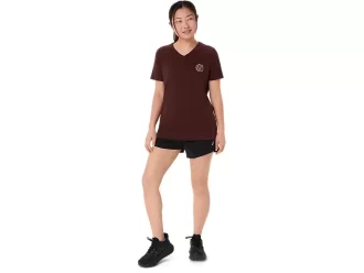 ASICS NATURE V-HALS KORTÄRM T-SHIRT DAM