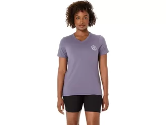 ASICS NATURE V-HALS KORTÄRM T-SHIRT DAM