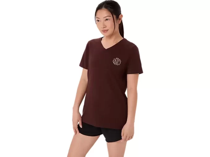 ASICS NATURE V-HALS KORTÄRM T-SHIRT DAM ASICS NATURE V-HALS KORTÄRM T-SHIRT DAM