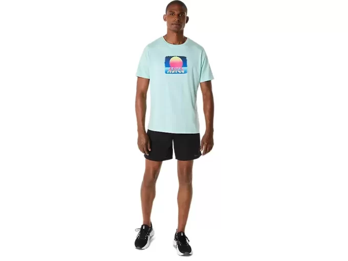 ASICS RETRO SUNSET KORTÄRM TEE ASICS RETRO SUNSET KORTÄRM TEE