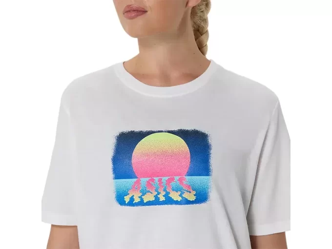 ASICS RETRO SUNSET KORTÄRM TEE ASICS RETRO SUNSET KORTÄRM TEE