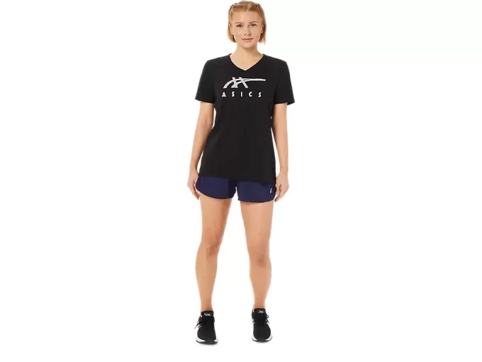 ASICS STRIPES V-HALS, KVINNOR ASICS STRIPES V-HALS, KVINNOR