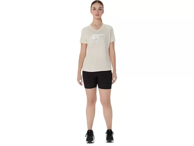 ASICS STRIPES V-HALS, KVINNOR ASICS STRIPES V-HALS, KVINNOR
