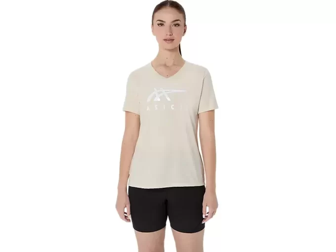 ASICS STRIPES V-HALS, KVINNOR ASICS STRIPES V-HALS, KVINNOR