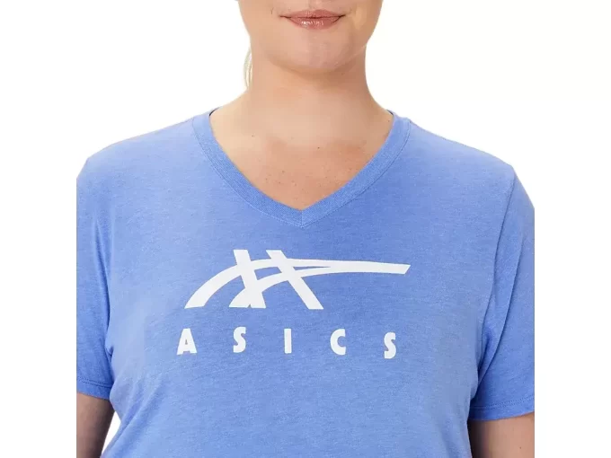 ASICS STRIPES V-HALS, KVINNOR ASICS STRIPES V-HALS, KVINNOR