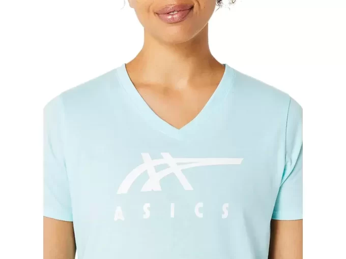 ASICS STRIPES V-HALS, KVINNOR ASICS STRIPES V-HALS, KVINNOR