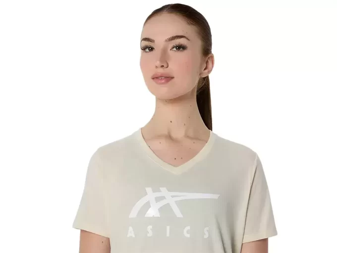 ASICS STRIPES V-HALS, KVINNOR ASICS STRIPES V-HALS, KVINNOR