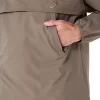 DUBBELVÄVAD AVSLAPPAD PULL OVER-JACKA