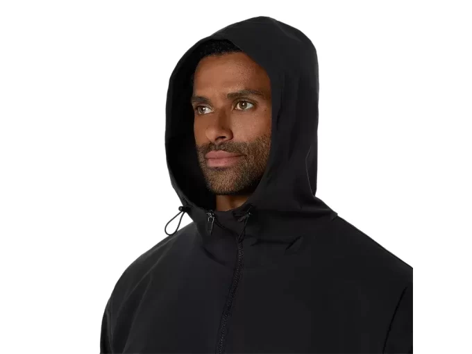 DUBBELVÄVAD AVSLAPPAD PULL OVER-JACKA DUBBELVÄVAD AVSLAPPAD PULL OVER-JACKA