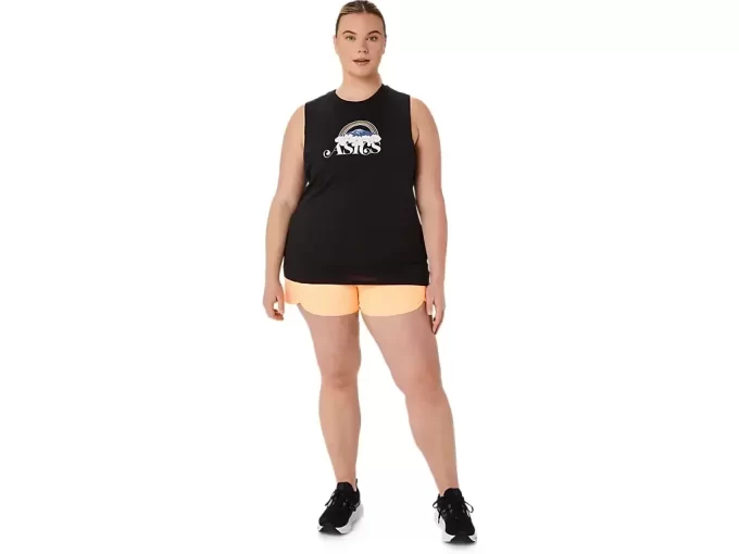 KVINNAS ASICS DIN ÄVENTYR MUSKEL T-SHIRT