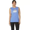 KVINNAS ASICS DIN ÄVENTYR MUSKEL T-SHIRT
