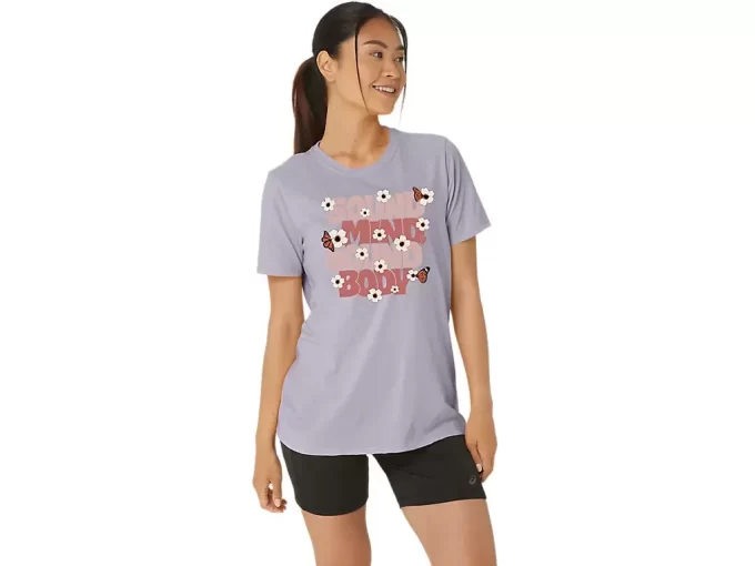KVINNORS ASICS MONARCH SLOGAN CREW KVINNORS ASICS MONARCH SLOGAN CREW