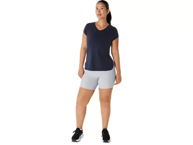 LÖR VNECK-TOPP FÖR KVINNOR