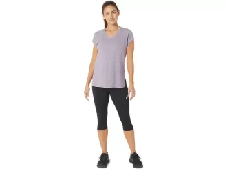 LÖR VNECK-TOPP FÖR KVINNOR