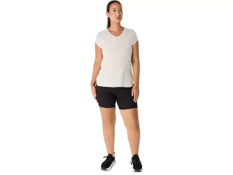 LÖR VNECK-TOPP FÖR KVINNOR