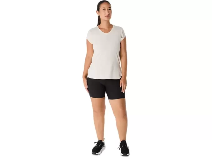 LÖR VNECK-TOPP FÖR KVINNOR