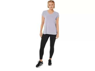LÖR VNECK-TOPP FÖR KVINNOR
