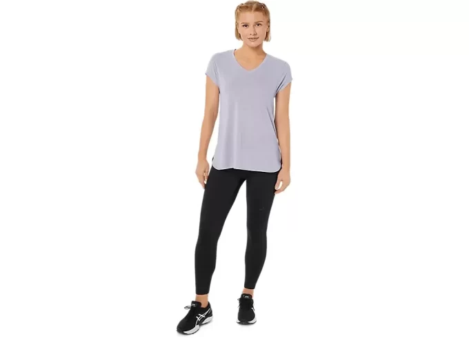 LÖR VNECK-TOPP FÖR KVINNOR