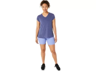 LÖR VNECK-TOPP FÖR KVINNOR