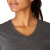 LÖR VNECK-TOPP FÖR KVINNOR