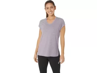 LÖR VNECK-TOPP FÖR KVINNOR