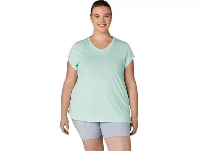 LÖR VNECK-TOPP FÖR KVINNOR