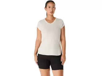 LÖR VNECK-TOPP FÖR KVINNOR