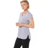 LÖR VNECK-TOPP FÖR KVINNOR