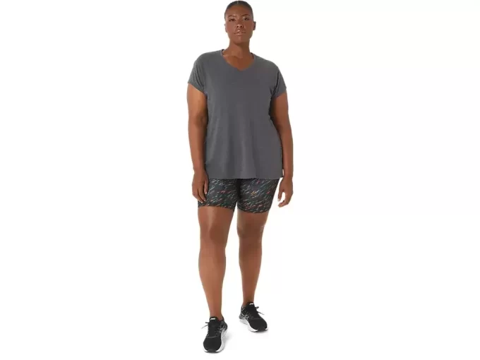 LÖR VNECK-TOPP FÖR KVINNOR