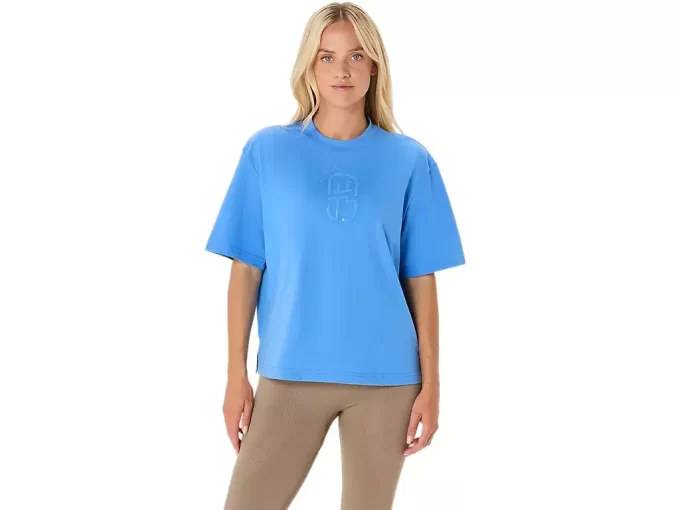 NAGINO AVSLAPPAD GRAFISK TEE