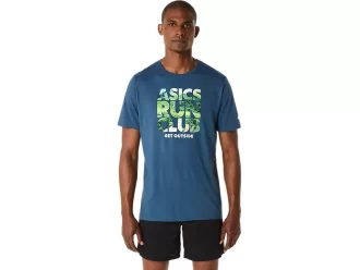 UNISEX ASICS KÖR UTANFÖR KLUBB KORTÄRM TEE