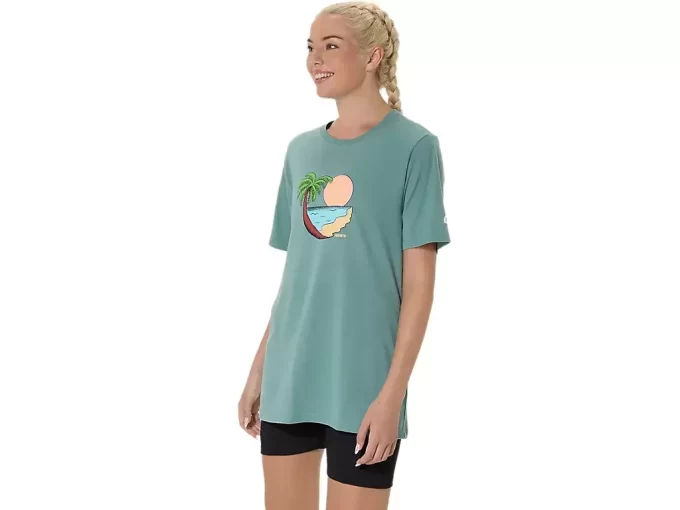 UNISEX ASICS PALM I SOL KORTÄRM TEE