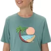 UNISEX ASICS PALM I SOL KORTÄRM TEE
