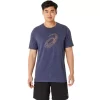 UNISEX ASICS SPIRAL en FILL TEE UNISEX ASICS SPIRAL en FILL TEE