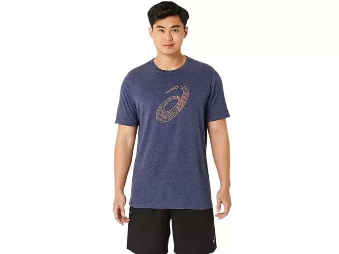 UNISEX ASICS SPIRAL en FILL TEE UNISEX ASICS SPIRAL en FILL TEE