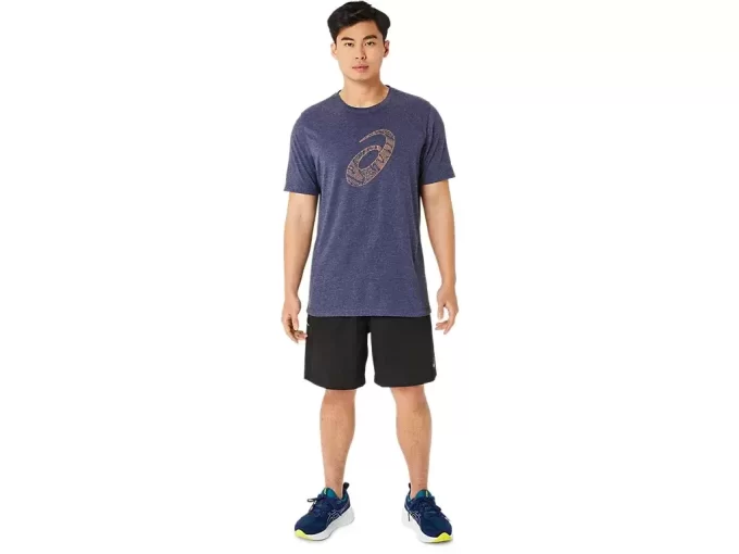 UNISEX ASICS SPIRAL en FILL TEE UNISEX ASICS SPIRAL en FILL TEE