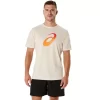 UNISEX KORTÄRM GRADIENT SPIRAL LOGO TEE