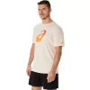 UNISEX KORTÄRM GRADIENT SPIRAL LOGO TEE