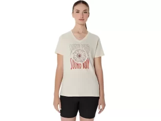 V-HALS FÖR KVINNOR SOLROMS SLOGAN
